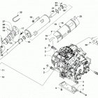 ATV ALTERRA 700 XT EPS RED Двигатель и глушитель