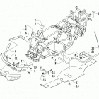 ATV 500 RED Рама ,баипера и защита