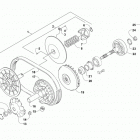ALTERRA TRV 550 XT EPS WHITE Трансмиссия