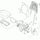 ALTERRA TRV 700 XT EPS RED Пассажирское сидение