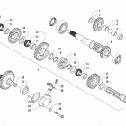 ATV 500 RED Трансмиссия