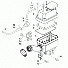 ATV ALTERRA 90 RED Воздухозаборник