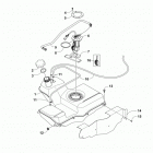 TBX 700 EPS RED Топливный бак