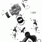 Renegade Коллектор воздухозаборника и корпус дросселя