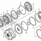 TRX680FA Сцепление (2-3)