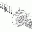 TRX250X Переднее колесо
