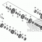 TRX250X Трансмиссия