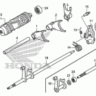 TRX420FE1 Gearshift fork (2)