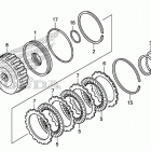 TRX680FA Сцепление (пониженая)