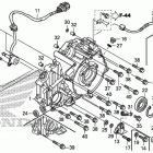 TRX420FA2 Крышка картера задняя