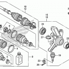 TRX680FA Привод колес передний