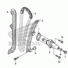 TRX680FA Цепь ГРМ и натяжитель