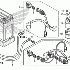 TRX250TM Аккумулятор