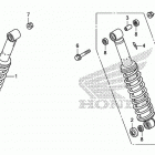 TRX680FA Задние амортизаторы