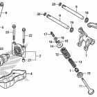TRX680FA Распределительный вал и клапана