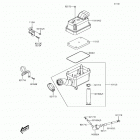 KFX50 (KSF50-BHF) Воздухозаборник