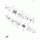 KFX90 (KSF90-AHF) Переднее колесо