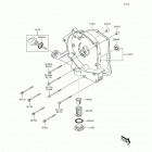 KFX50 (KSF50-BHF) Крышки двигателя
