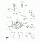 Brute Force 300 (KVF300-CHF) Топливный бак