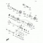 Brute Force 300 (KVF300-CHF) Трансмиссия