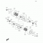 KFX50 (KSF50-BHF) Переднее колесо