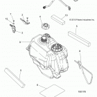 A16SHD57A9/AR/E57AS/AM SPORTSMAN 570 SP Топливный бак
