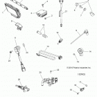 A17SYE85AS 850 SPORTSMAN TOURING SP Electrical, switches, sensors, ecu and control mod...