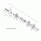 A16YAK09AF OUTLAW 90 Вторичная муфта сцепления