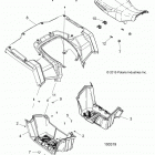 A16SAA57N1 450 HO 2X4 MD Заднее крыло, сидение и подножки
