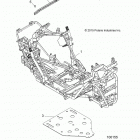 A16DAA57A5/A7/L2/E57A9/E57AM  ACE 570 EFI Chassis, main frame and skid plate