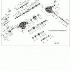 A16DAA57A5/A7/L2/E57A9/E57AM  ACE 570 EFI Drive train, main gearcase (to 1  /  4  /  16)