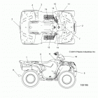 A16SEH57A7 SPORTSMAN 570 EFI HD Кузов Наклейки