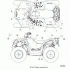 A16SVS95CM/T95C2 SCRAMBLER 1000 TRACTOR Кузов Наклейки
