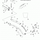 A16SEA45A1/A5/SEE45A1 SPORTSMAN 450 HO Глушитель