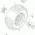 LT A500X,XZ Lh rear wheel