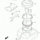 LT A500X,XZ Передний ящик