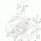 LT F400F Задний бампер