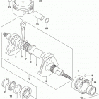LT A500X,XZ Коленвал