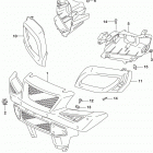 LT A500X,XZ Front grille (lt-a500xl5 p28)