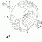 LT A500XP,Z Rh rear wheel