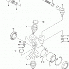 LT A750X,Z Рулевая ,поворотный кулак