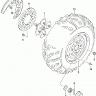 LT A750X,Z Переднее колесо