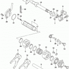 LT A750X,Z Механизм  переключения передач