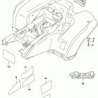 LT A750X,Z Rear fender (lt-a750xzl5 p33)