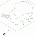 LT A500X,XZ Сиденье