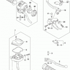 LT F400F Рулевые переключатели