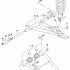 LT A500X,XZ Подвеска передняя