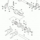 LT A500X,XZ Механизм  переключения передач