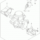 LT A500X,XZ Корпус Дросселя