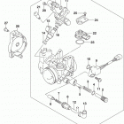 LT F400F Корпус Дросселя